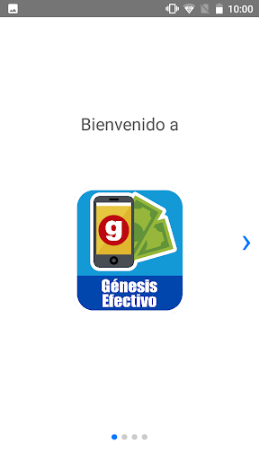 Android application Génesis Efectivo screenshort