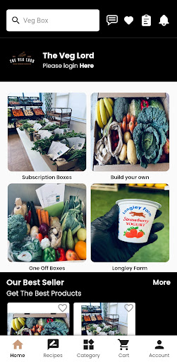 Android application The Veg Lord screenshort