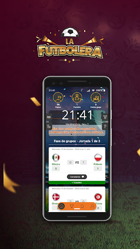 Android application La Futbolera screenshort
