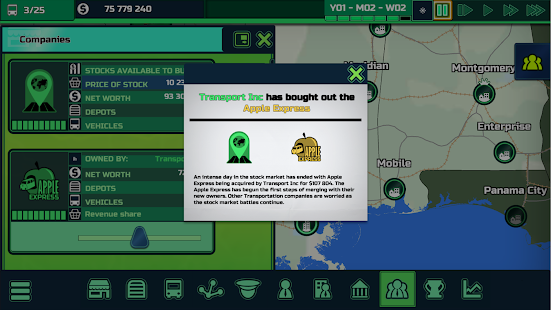 Transport INC - Schermata di Tycoon Manager