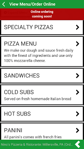 Ninos Pizzeria and Ristorante