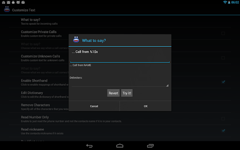 Enhanced SMS & Caller ID+ Captura de pantalla