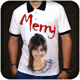 Photo with Text on T-shirt icon