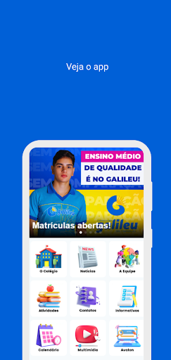 Android application GalileuApp screenshort