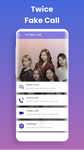 Twice - Video Call, Fake Chat