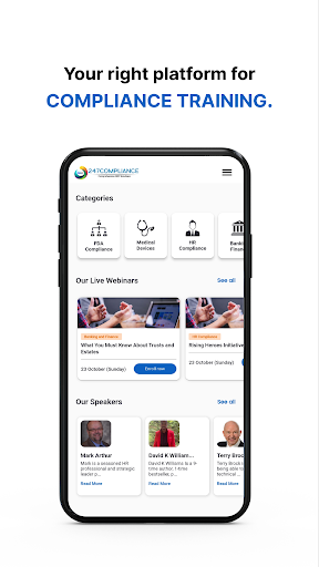 Android application 247Compliance screenshort