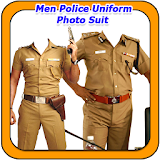 Men Police Uniform Photo Suit icon