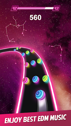 Dancing Ball Color Road Rush - Screenshot 3