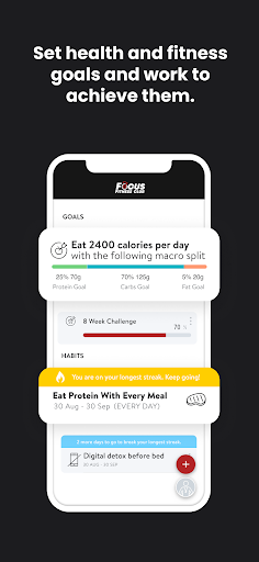 Screenshot of Focus Fitness Club