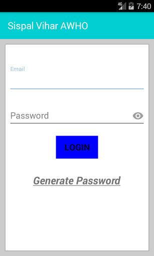 Android application Sispal Vihar AWHO screenshort