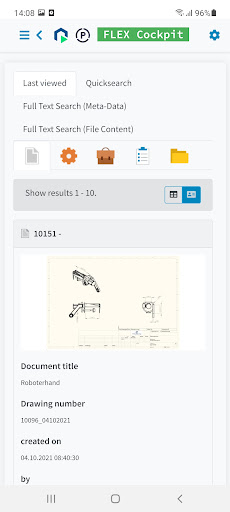 PRO.FILE FLEX Screen 2