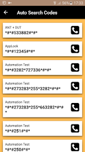 Mobile Secret Codes Bildschirmfoto