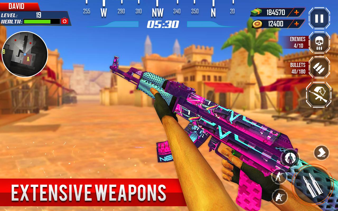 ڈاؤن لوڈ اتارنا Counter Terrorist Stealth Mission Battleground War Apk Android ڈاؤن لوڈ کے لئے تازہ ترین ورژن