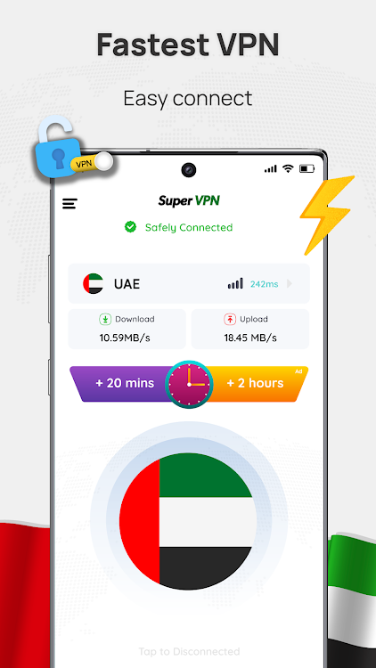 VPN UAE - Get Dubai IP - New - (Android)