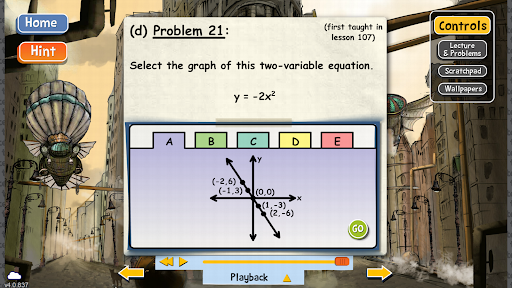 TT Algebra 1 Screen 3