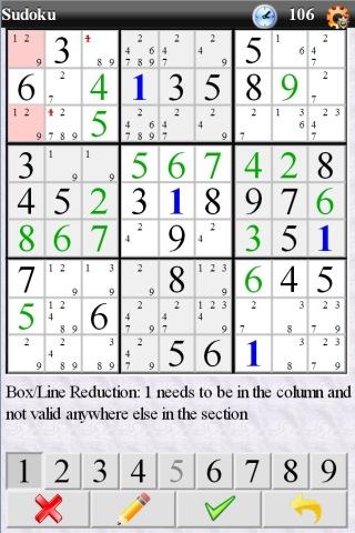 Sudoku 1.20 screenshots 1