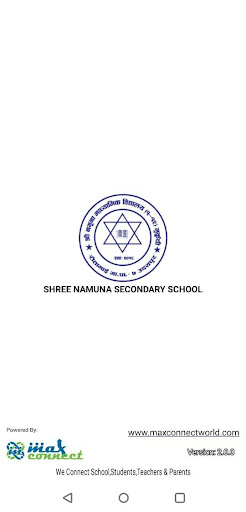 Android application SHREE NAMUNA SECONDARY SCHOOL screenshort