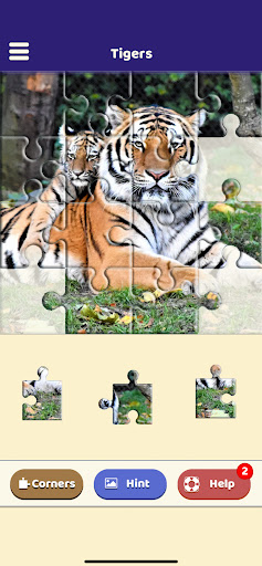 Tiger Love Puzzle Screen 2