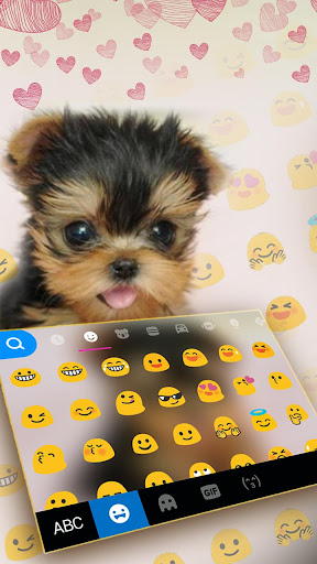 Cute Tongue Cup Puppy Keyboard Screen 3