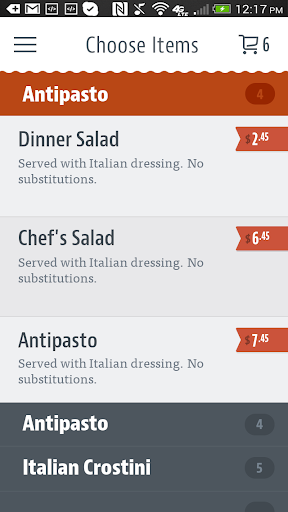 Riccardis Italian Restaurant Screen 3