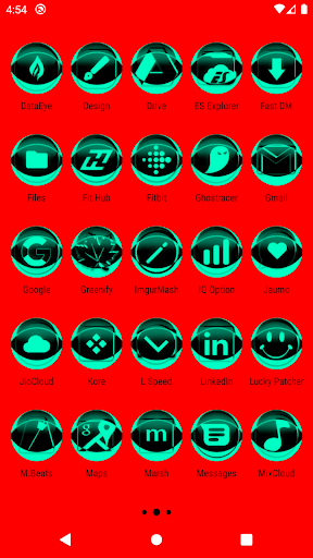 Teal Icon Pack Style 2 Screen 3
