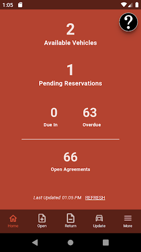 TSD Rental Screen 2