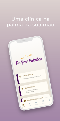 Android application DEFYNA PLÁSTICA screenshort