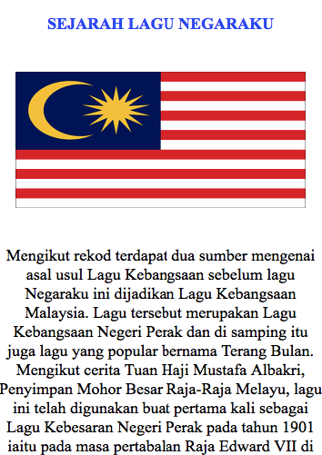 Malaysia lyrics negaraku NegaraKu ~