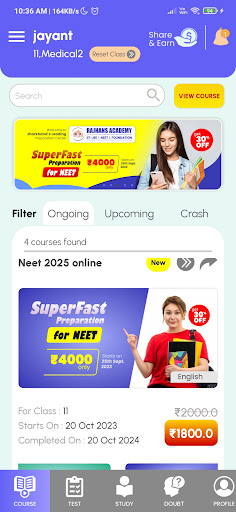 Android application Rajhans Academy screenshort