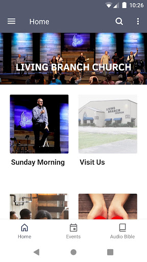 Android application Living Branch Church screenshort