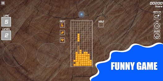 Wood Tetris: Classis Puzzle 0.1 APK + Мод (Unlimited money) за Android