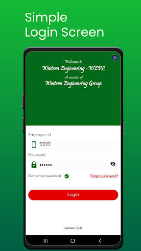 Android application WE screenshort