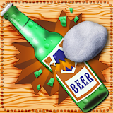 smash beer shoot game icon