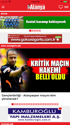 Android application Yeni Alanya Gazetesi screenshort