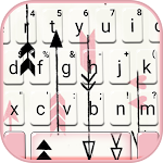 Cover Image of Download Pink Arrow Keyboard Theme  APK