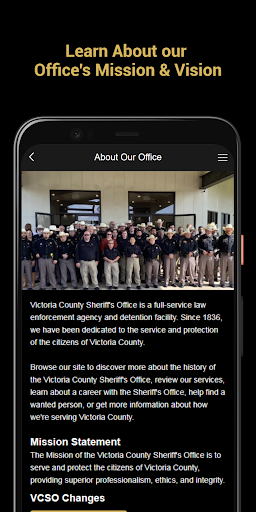 Victoria County Sheriff Screen 2