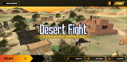 Android application Desert Sniper FPS 3D Shooter screenshort