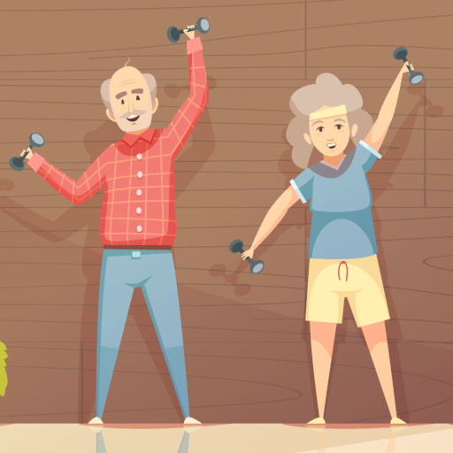 Fit Over 50 - Home Exercises  Icon