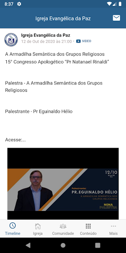 Igreja Evangélica da Paz Screen 3