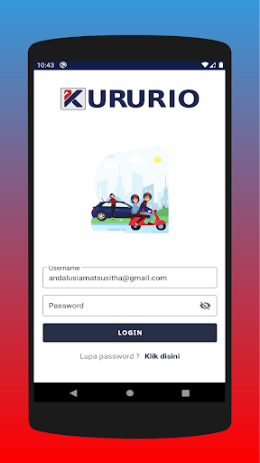 Android application KURURIO Mitra screenshort