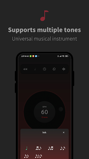 Metronome Beats Pro-Tap Tempo Screen 2