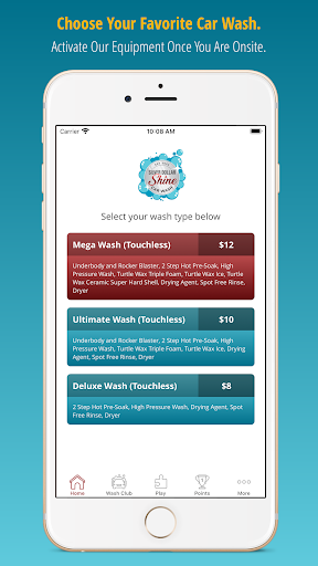 Silver Dollar Shine Car Wash Screen 2