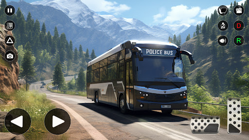 Android application Police Bus Simulator Bus Games screenshort