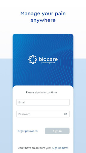 Android application Biocare PM screenshort