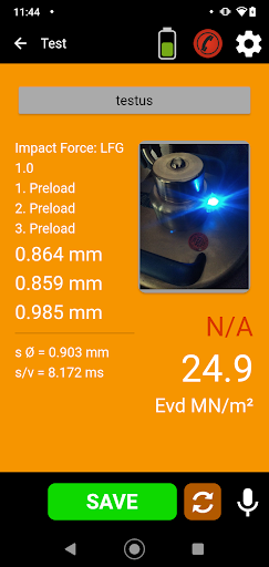 TERRATEST App Screen 3