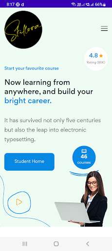Android application Skillora screenshort