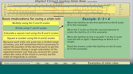 screenshot of Digital Slide Rule