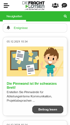 Android application Frachtlotsen screenshort