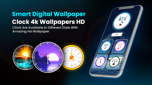 Night Clock Wallpapers HD Screen 3