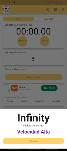 Vueltómetro Screen 3